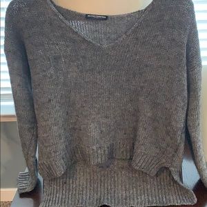 Gray sweater